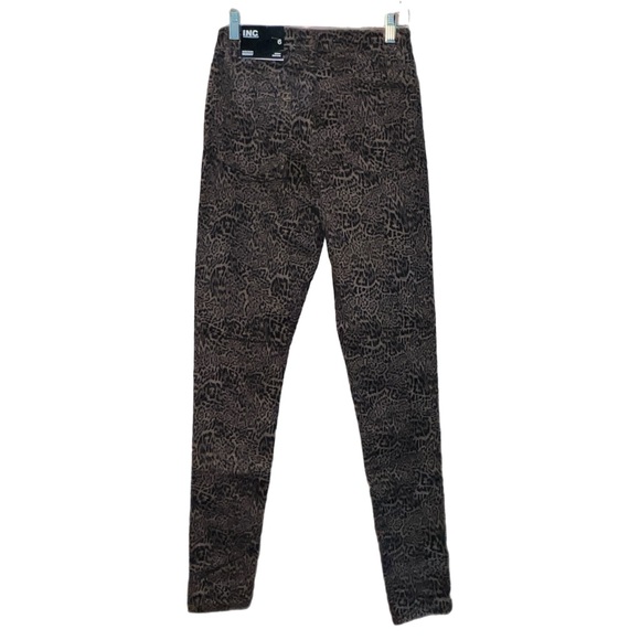 INCDenim - Animal Print Skinny Jeans - Size 6/28 - Picture 3 of 8